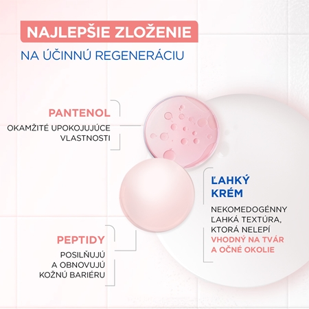 Mixa Anti Reaction regeneračný krém s peptidmi