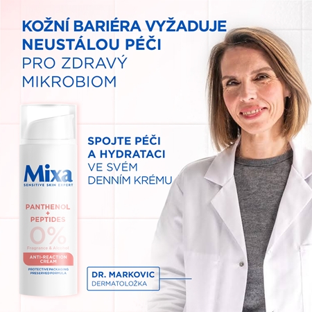 Mixa Anti Reaction regenerační krém s peptidy