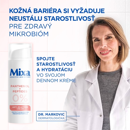 Mixa Anti Reaction regeneračný krém s peptidmi