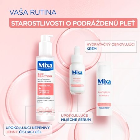 Mixa Anti Reaction regeneračný krém s peptidmi
