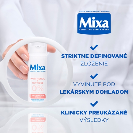 Mixa Anti Reaction regeneračný krém s peptidmi