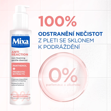 Mixa Anti Reaction Cleanser jemný čisticí gel