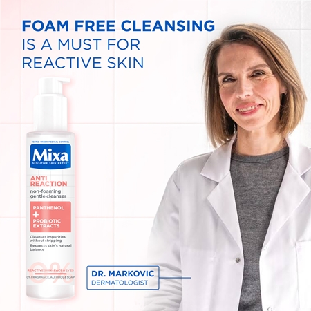 Mixa Anti Reaction Cleanser Gentle Cleansing Gel
