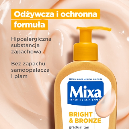 Mixa Bright & Bronze balsam samoopalający do ciała