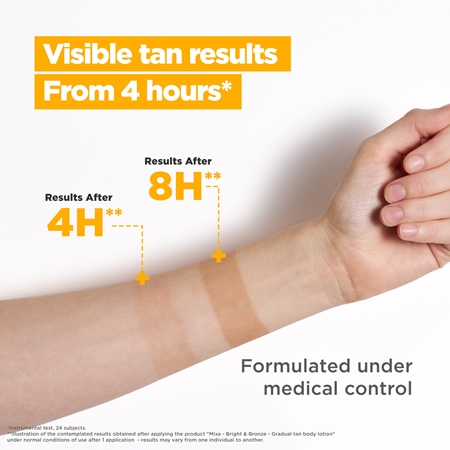 Mixa Bright & Bronze Nourishing Body Cream for a gradual tan