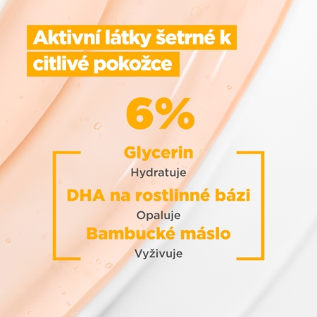 Mixa Bright & Bronze výživný tělový krém pro postupné opálení