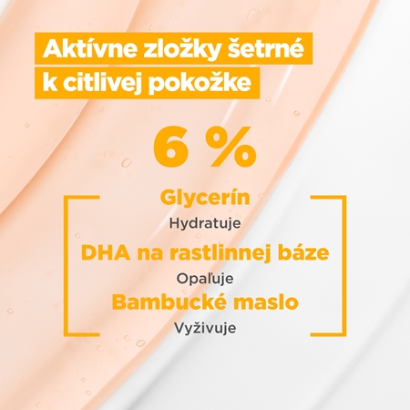 Mixa Bright & Bronze výživný telový krém pre postupné opálenie