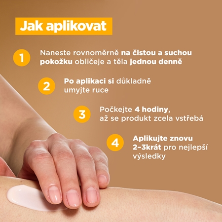 Mixa Bright & Bronze výživný tělový krém pro postupné opálení