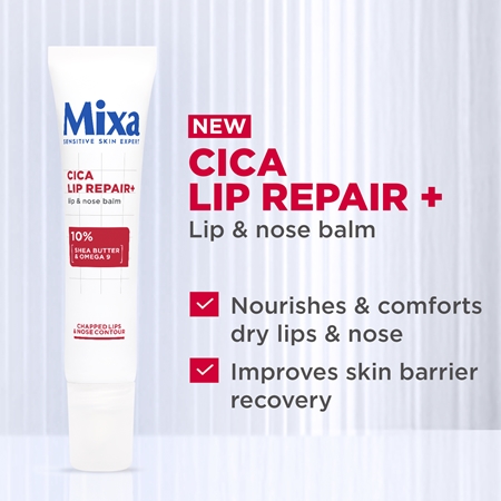 Mixa Cica Lip Repair+ Ultra Hydrating Lip Balm