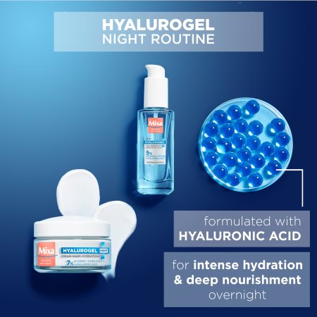 MIXA Hyalurogel conjunto (para pele seca e sensível)