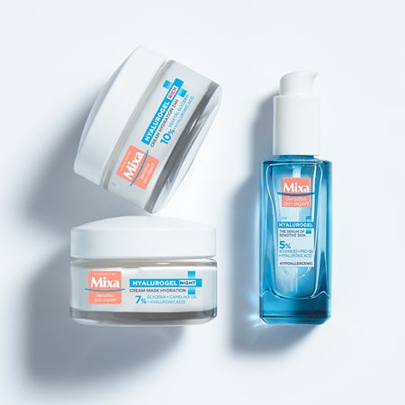 Mixa Allantoin Restore Hyalurogel zestaw do cery wrażliwej i suchej