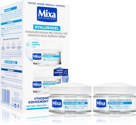 Mixa Hyalurogel set for intensive hydration