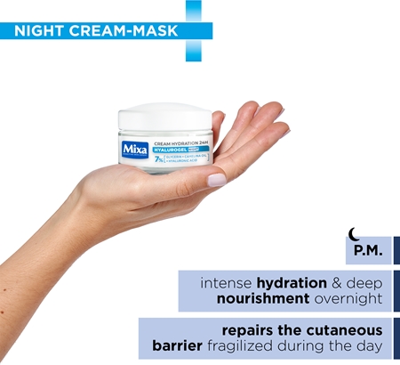 Mixa Hyalurogel ensemble pour une hydratation intense