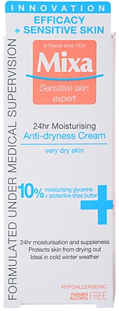 Mixa 24 HR Moisturising Fugtende og nærende creme Til meget tør hud