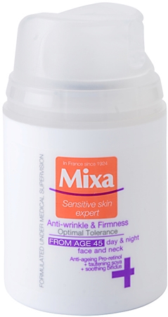 Mixa 24 HR Moisturising anti-wrinkle firming cream 45+