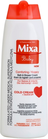 Mixa Baby jemný dětský krém do sprchy i do koupele