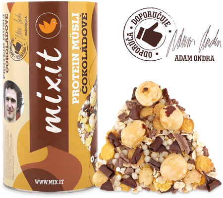 MIXIT Adam Ondra Protein Chocolate Müsli granola z proteinami