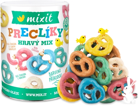 MIXIT Preclíky - Hravý mix preclíky v čokoládě