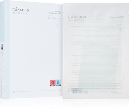 mixsoon Centella zklidňující plátýnková maska pro obnovu kožní bariéry