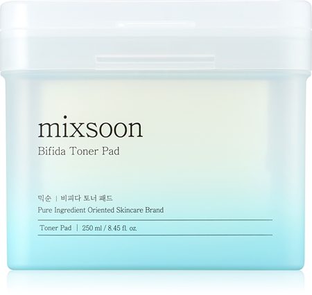 mixsoon Bifida Toner Pad tonizuojančios pagalvėlės jautriai odai raminti ir stiprinti