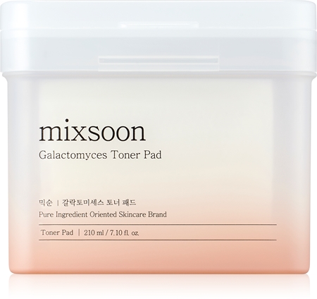mixsoon Galactomyces Toner Pad patchs tonifiants pour une peau lumineuse et lisse