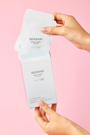 mixsoon Melting Collagen Eye Film Uppljusande arkmask för ansiktet för ögonen