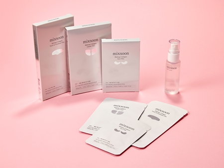 mixsoon Melting Collagen Eye Film Uppljusande arkmask för ansiktet för ögonen