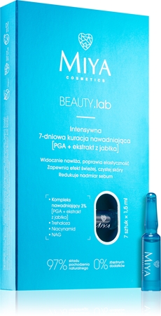 MIYA Cosmetics BEAUTY.lab tratamento intensivo com efeito hidratante
