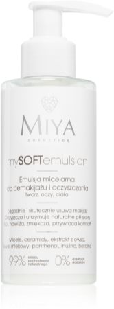 MIYA Cosmetics mySOFTemulsion emulsão micelar de limpeza