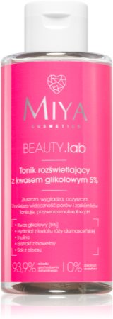 MIYA Cosmetics BEAUTY.lab tónico iluminador