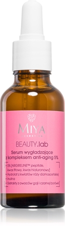 MIYA Cosmetics BEAUTY.lab Smoothing Serum with anti-ageing effect