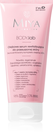 MIYA Cosmetics BODY.lab revitalising serum for dry skin