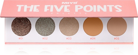 Miyo Eyeshadow The five points paletka očních stínů