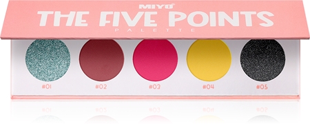 Miyo Eyeshadow The five points paletka očních stínů