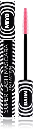 Miyo Super Lash 3 in 1 Action řasenka pro prodloužení, natočení a objem