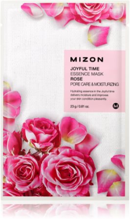 Mizon Joyful Time Rose mascheraviso idratante in tessuto per chiudere i pori