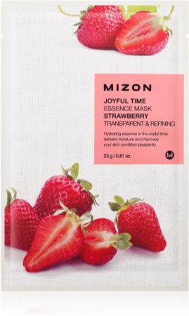 Mizon Joyful Time Strawberry masque tissu adoucissant