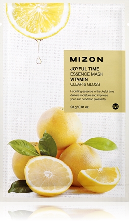 Mizon Joyful Time Vitamin máscara de limpeza em folha com efeito refrescante