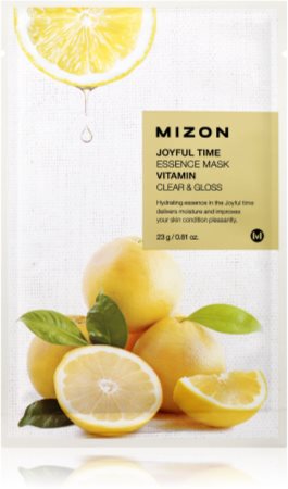 Mizon Joyful Time Vitamin maschera in tessuto detergente e rinfrescante