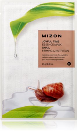 Mizon Joyful Time Snail Máscara em folha com efeito nutritivo com efeito reafirmante