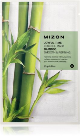 Mizon Joyful Time Bamboo máscara em folha com efeito alisador