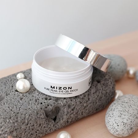 Mizon Pure Pearl Eye Gel Patch hydrogélová maska na očné okolie proti opuchom a tmavým kruhom