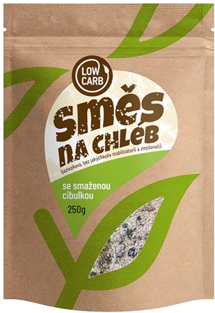 iPlody Low Carb Směs na chléb se smaženou cibulkou směs na přípravu chleba