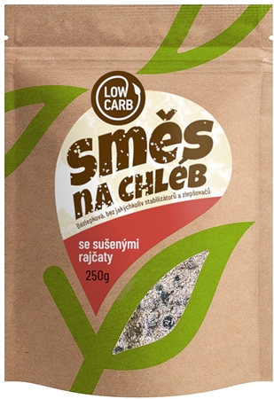 iPlody Low Carb Směs na chléb se sušenými rajčaty směs na přípravu chleba