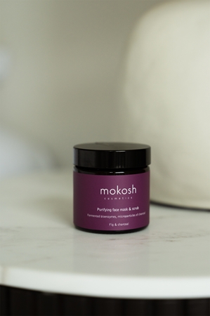 Mokosh Fig & Charcoal Puhastav näomask silendava efektiga