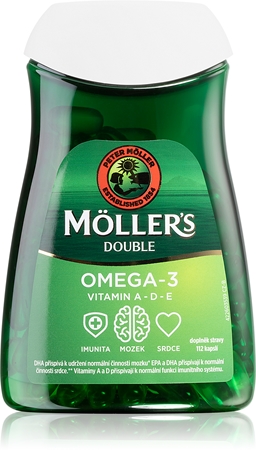 Möller’s Omega 3 Double podpora normálního stavu kostí a zubů