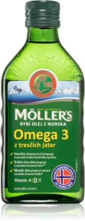 Möller’s Omega 3 Přírodní olej rybí olej doplněk stravy