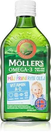 Möller’s Omega 3 Môj prvý rybí olej rybí olej výživový doplnok