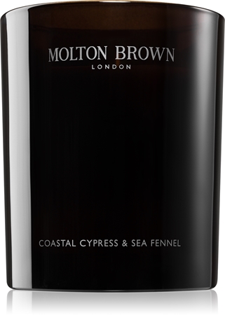 Molton Brown Coastal Cypress & Sea Fennel vonná svíčka s mořskými extrakty a esenciálními oleji