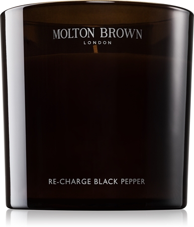 Molton Brown Re-charge Black Pepper Candle αρωματικό κερί κόλιανδρο και μαύρο πιπέρι